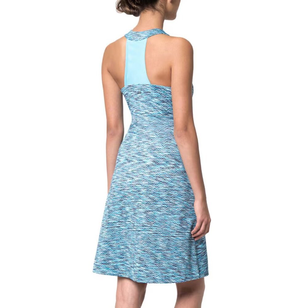 Mondetta Performance Luxury Dress Light Blue Size Large